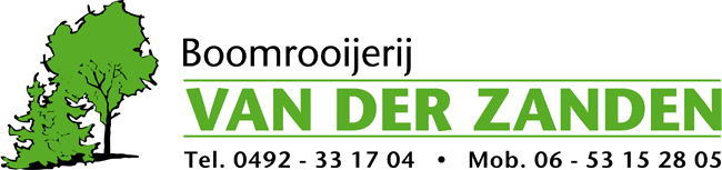 Logo Boomrooijerij van der Zanden